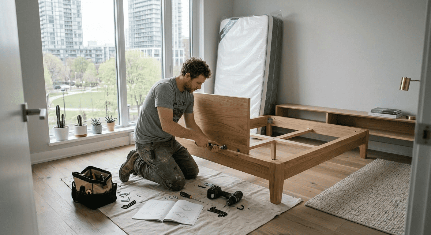 Bed frame assembly service in GTA