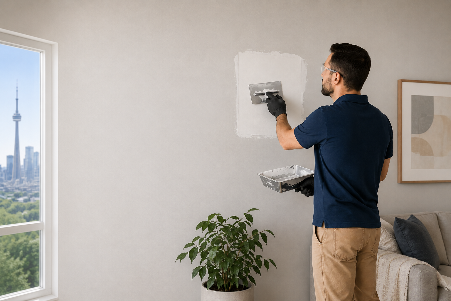 Professional drywall repair services in Toronto