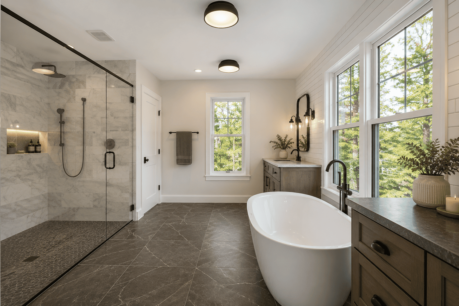 Curbless shower Toronto β completed project 3