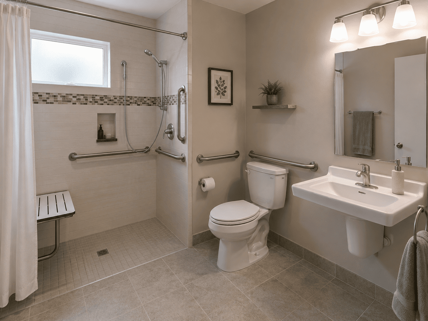 Accessible Bathroom Remodelling Toronto β completed project 6