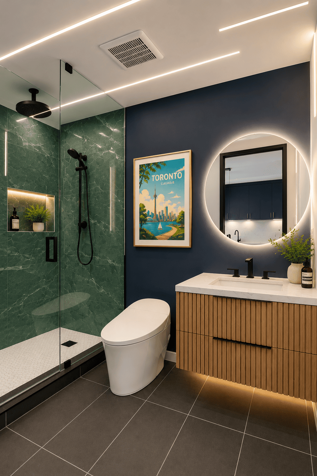 Tiled tub-to-shower conversion Toronto β completed project