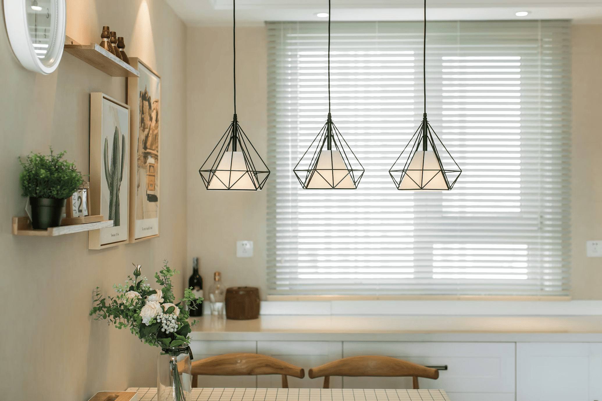 Modern Toronto kitchen with professional handyman lighting installation